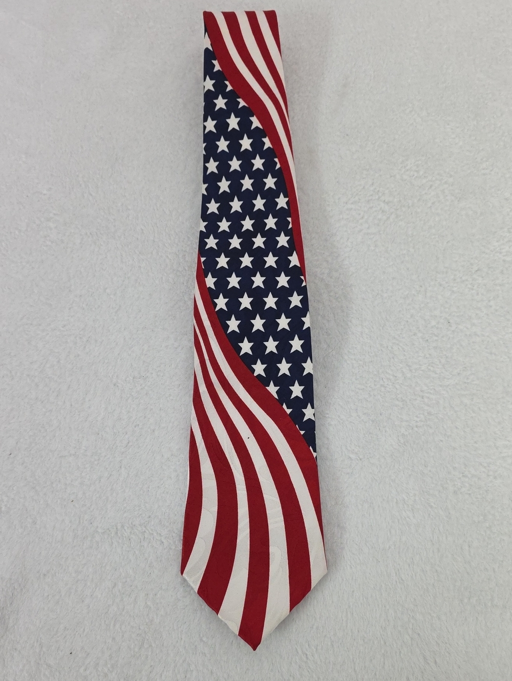 Steven Harris Classic USA Flag Stars & Stripes Americana Necktie
